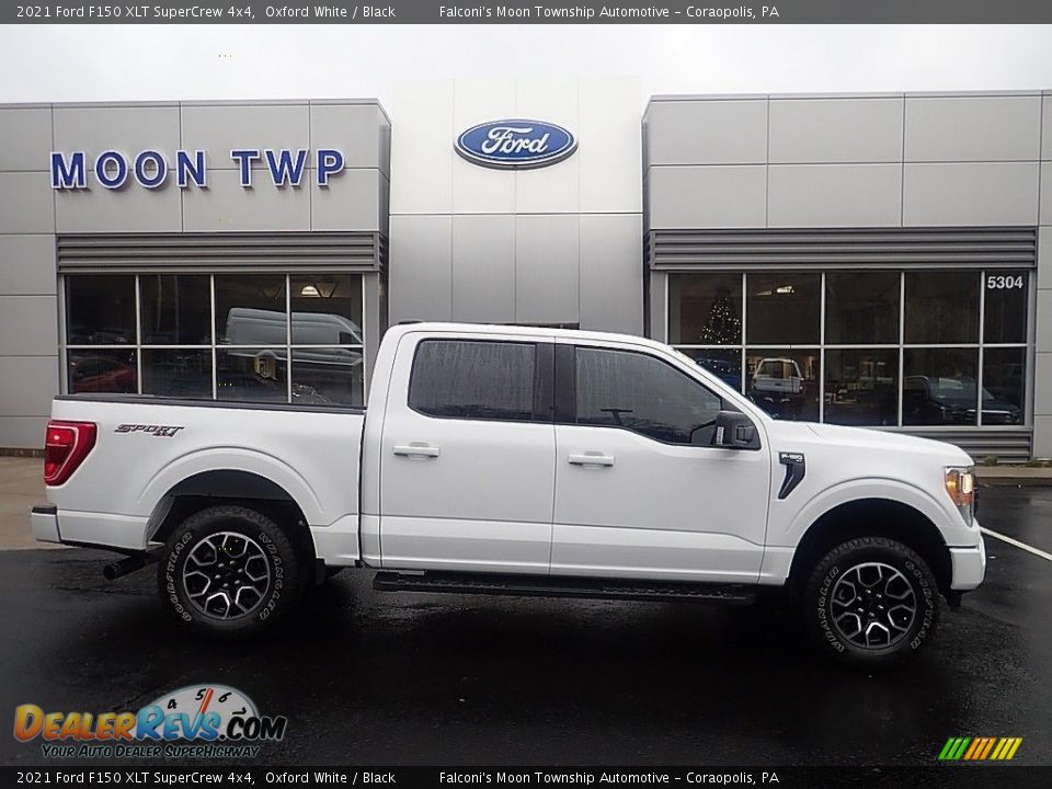 2021 Ford F150 XLT SuperCrew 4x4 Oxford White / Black Photo #1