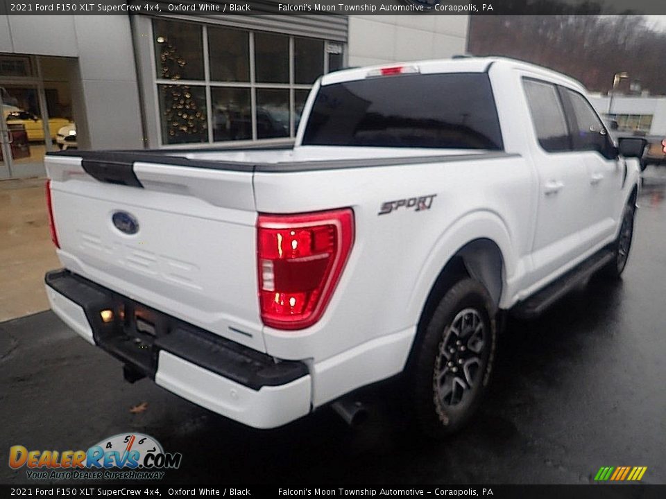 2021 Ford F150 XLT SuperCrew 4x4 Oxford White / Black Photo #2