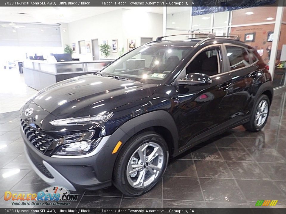 2023 Hyundai Kona SEL AWD Ultra Black / Black Photo #7