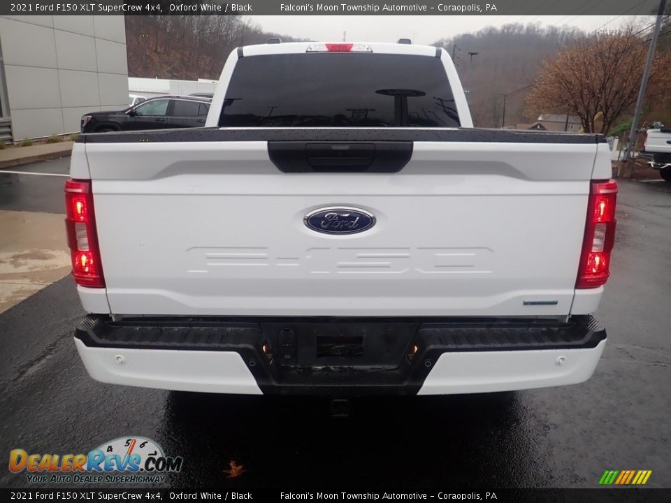 2021 Ford F150 XLT SuperCrew 4x4 Oxford White / Black Photo #3