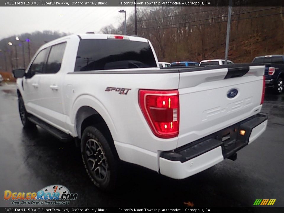 2021 Ford F150 XLT SuperCrew 4x4 Oxford White / Black Photo #4