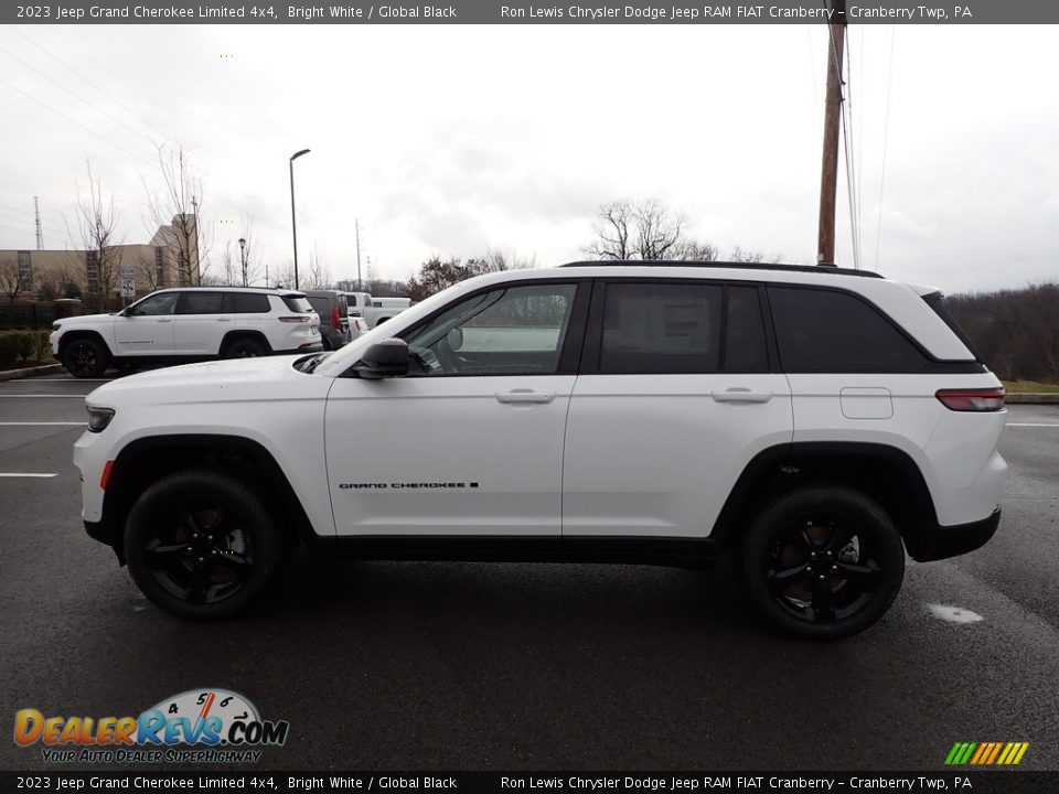 2023 Jeep Grand Cherokee Limited 4x4 Bright White / Global Black Photo #2