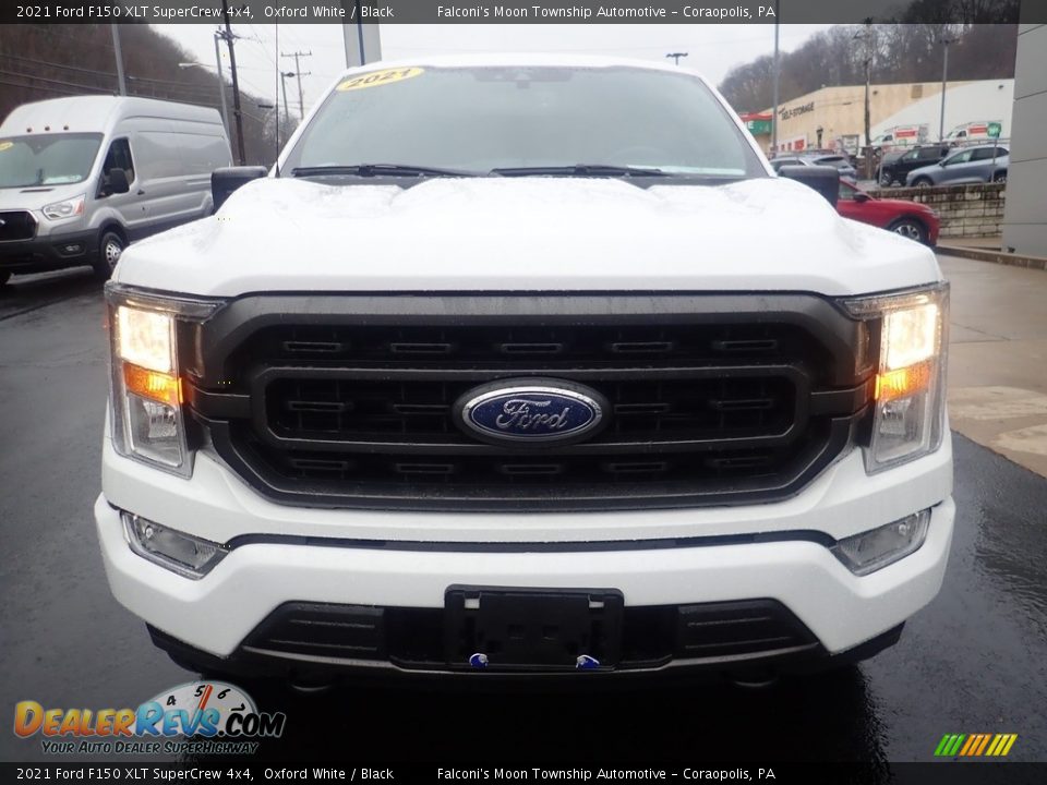 2021 Ford F150 XLT SuperCrew 4x4 Oxford White / Black Photo #7