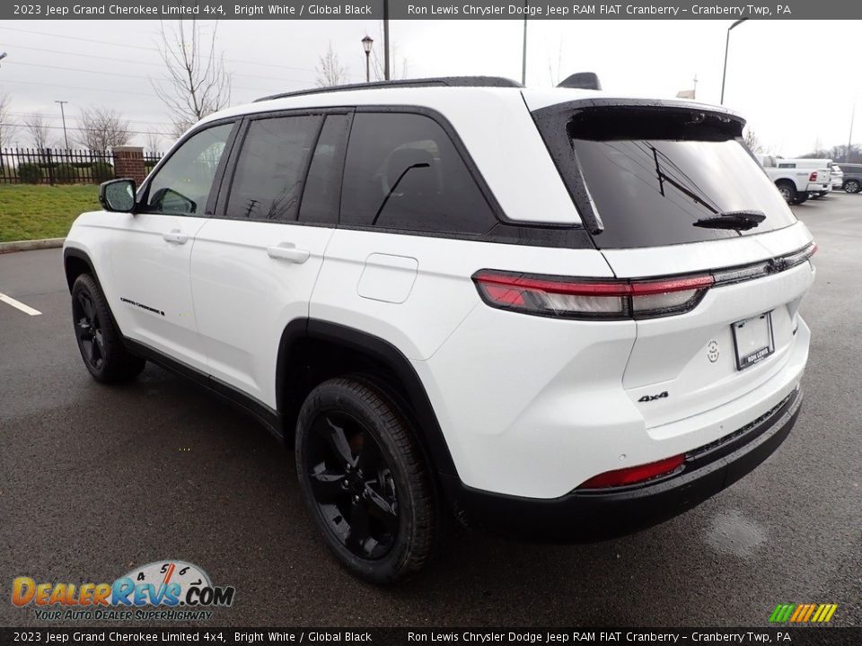 2023 Jeep Grand Cherokee Limited 4x4 Bright White / Global Black Photo #3