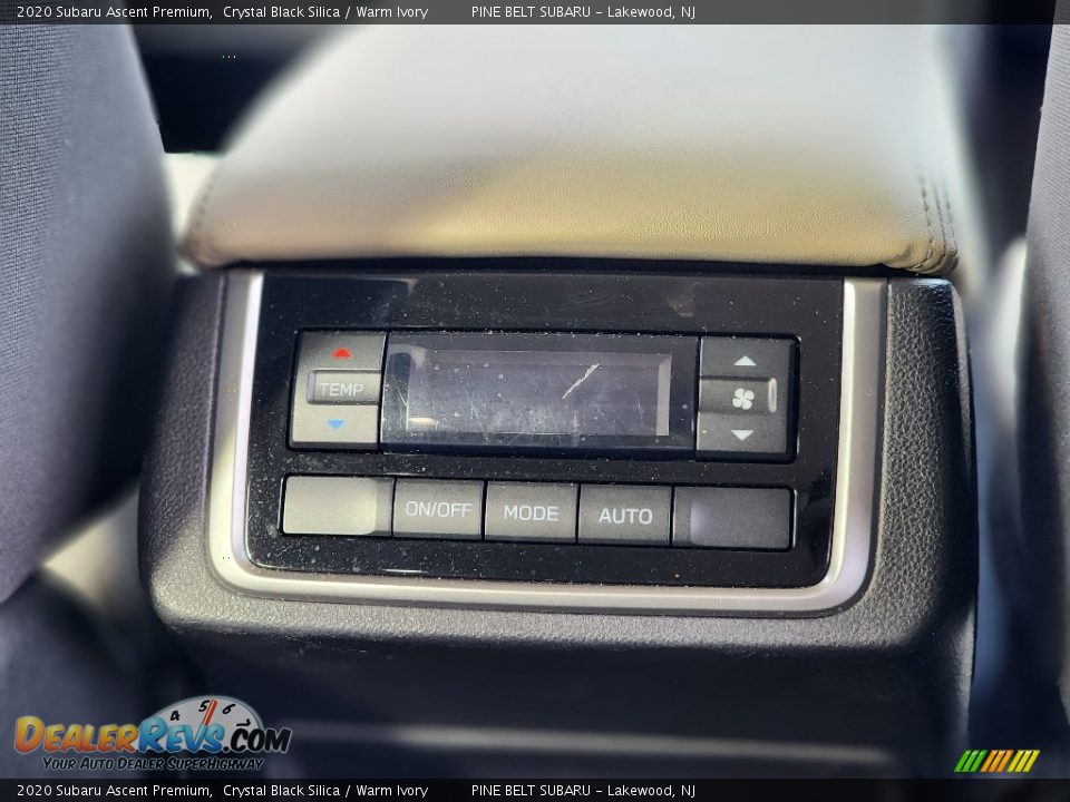 2020 Subaru Ascent Premium Crystal Black Silica / Warm Ivory Photo #13
