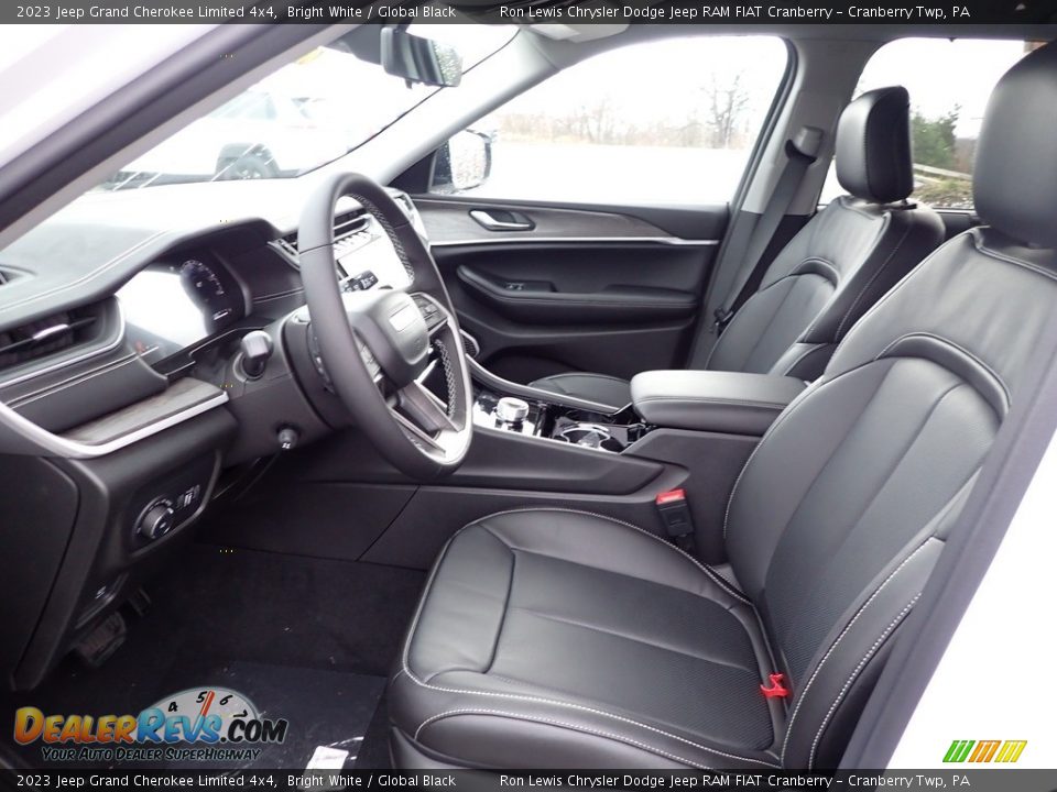 2023 Jeep Grand Cherokee Limited 4x4 Bright White / Global Black Photo #13