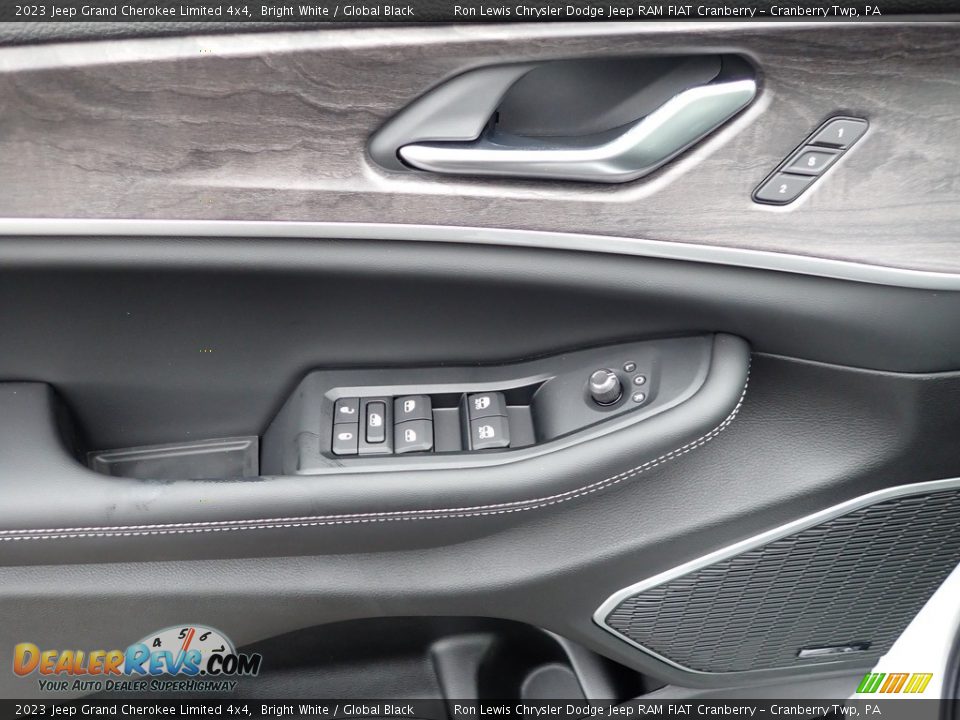 2023 Jeep Grand Cherokee Limited 4x4 Bright White / Global Black Photo #14