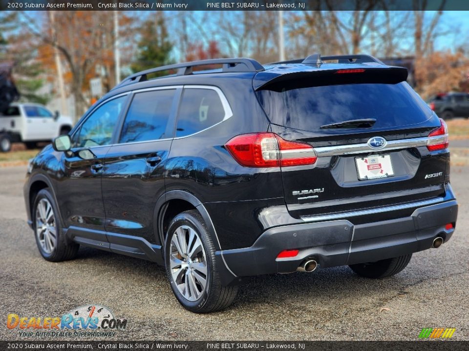 2020 Subaru Ascent Premium Crystal Black Silica / Warm Ivory Photo #20