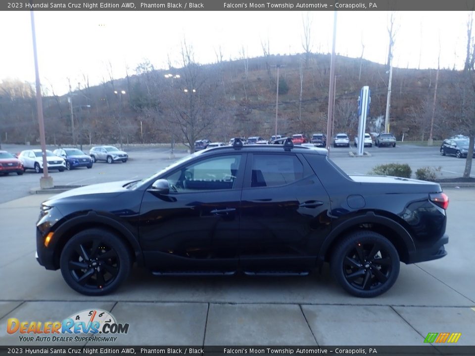 2023 Hyundai Santa Cruz Night Edition AWD Phantom Black / Black Photo #5