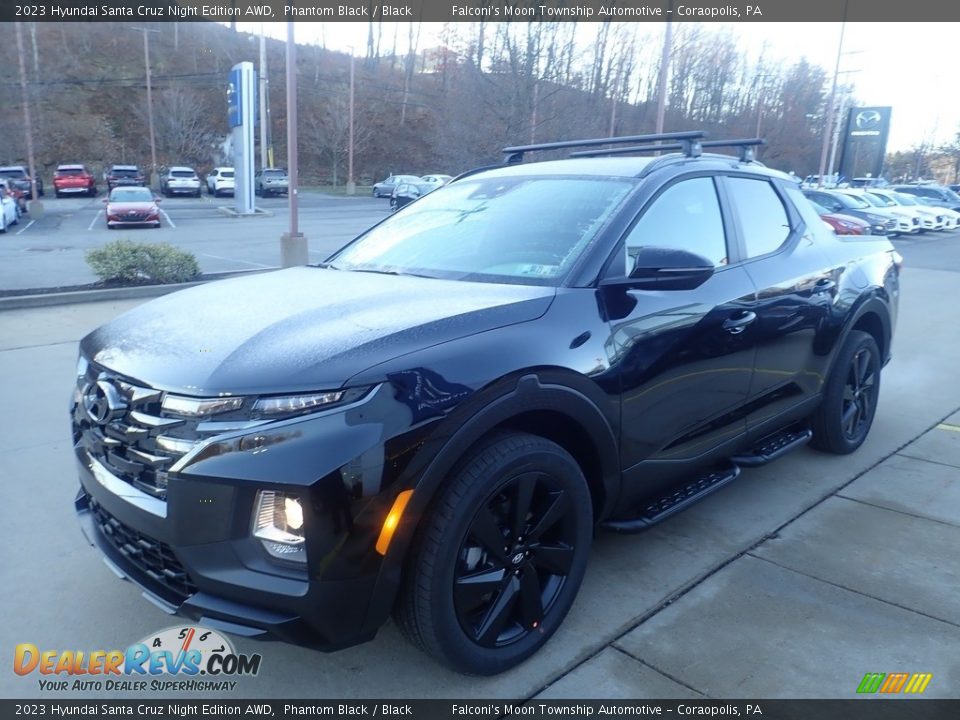 Front 3/4 View of 2023 Hyundai Santa Cruz Night Edition AWD Photo #6