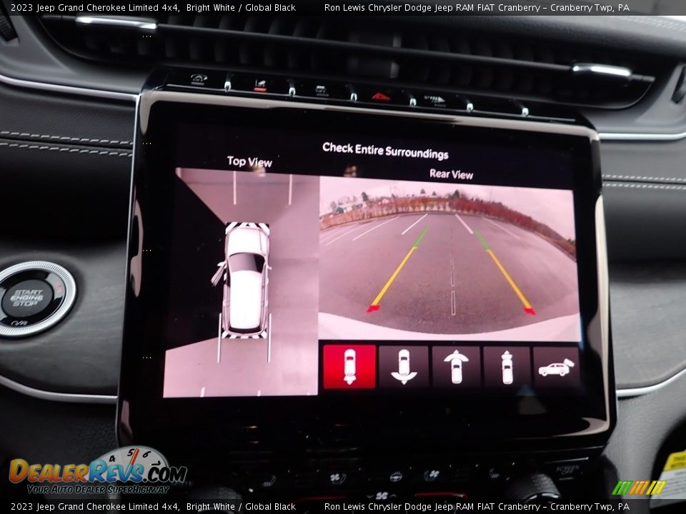 2023 Jeep Grand Cherokee Limited 4x4 Bright White / Global Black Photo #18