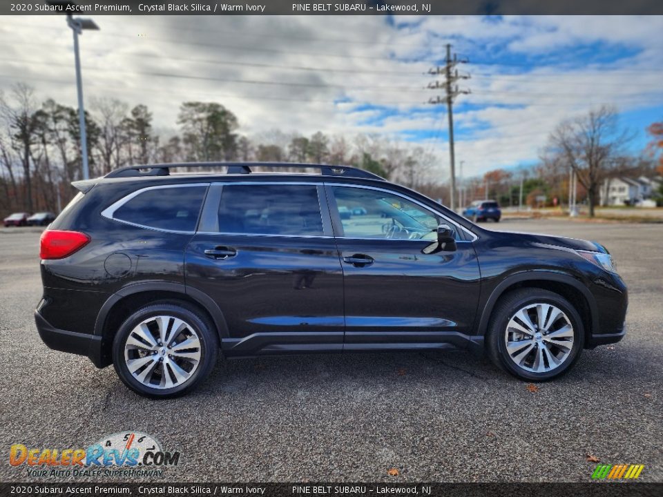 2020 Subaru Ascent Premium Crystal Black Silica / Warm Ivory Photo #23