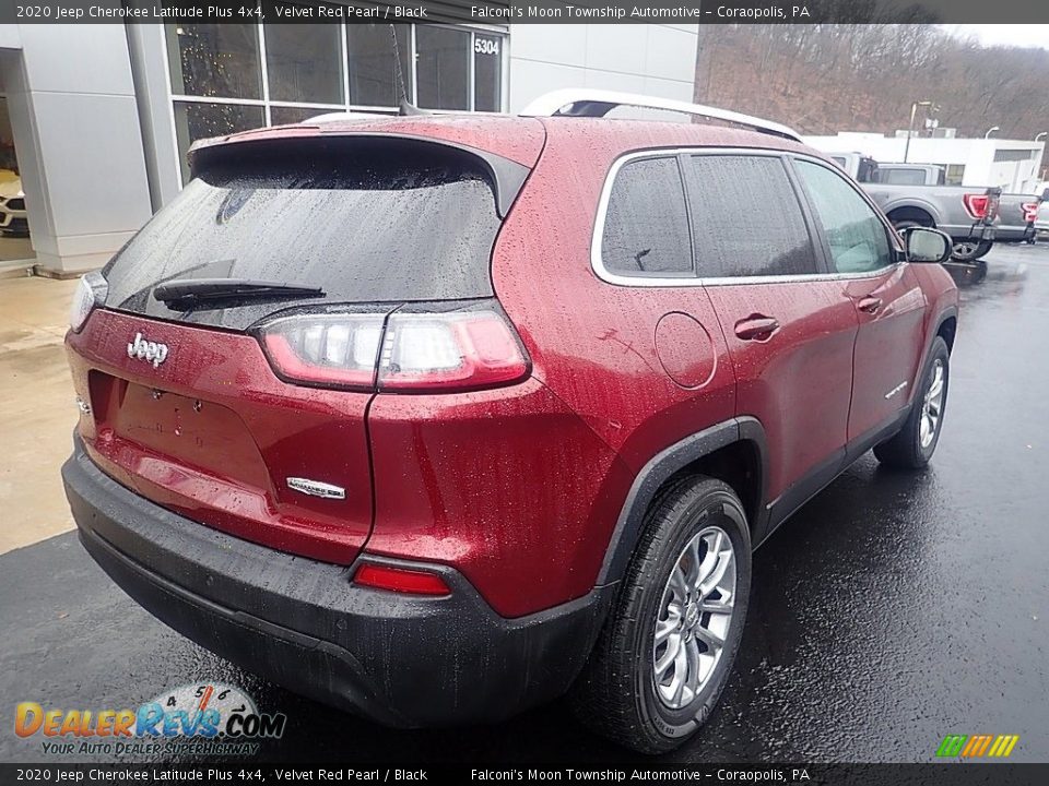 2020 Jeep Cherokee Latitude Plus 4x4 Velvet Red Pearl / Black Photo #2