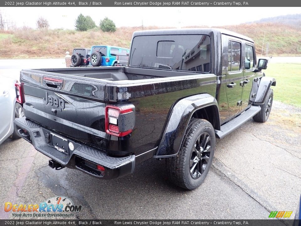 2022 Jeep Gladiator High Altitude 4x4 Black / Black Photo #4