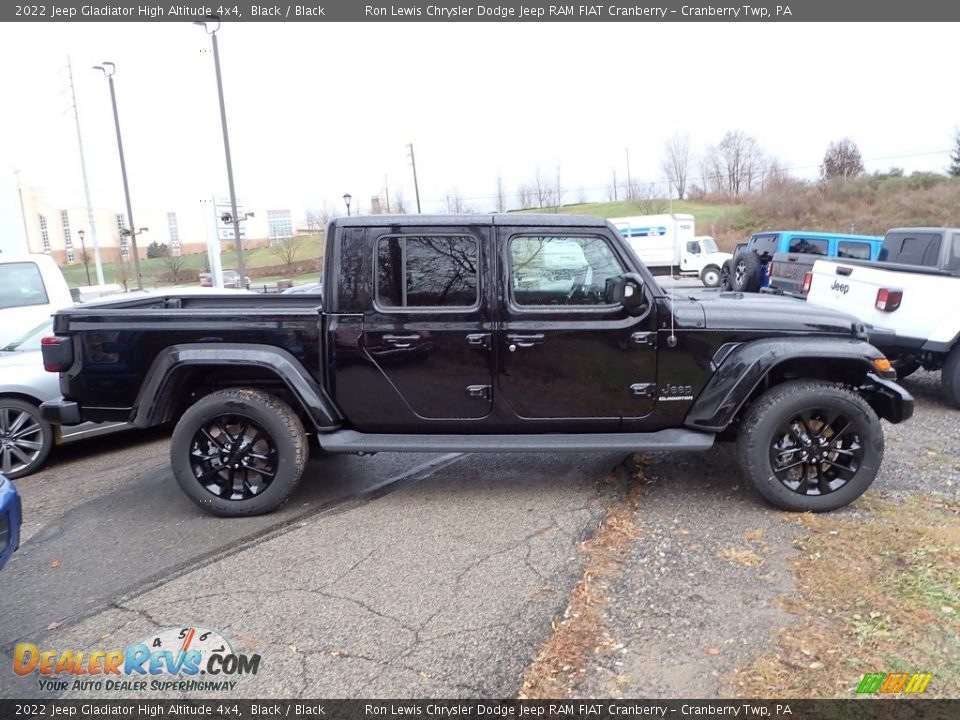 2022 Jeep Gladiator High Altitude 4x4 Black / Black Photo #5