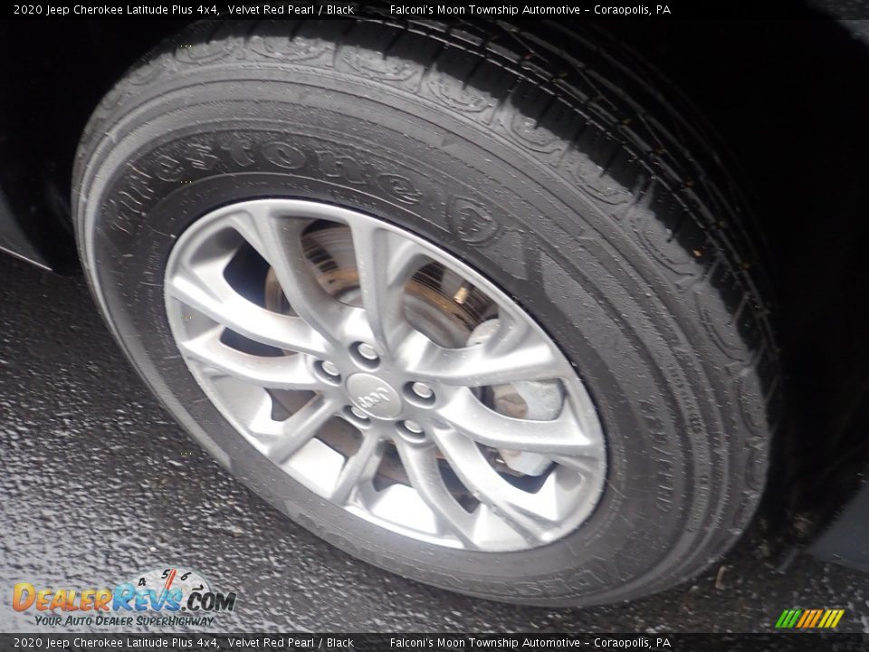 2020 Jeep Cherokee Latitude Plus 4x4 Velvet Red Pearl / Black Photo #10