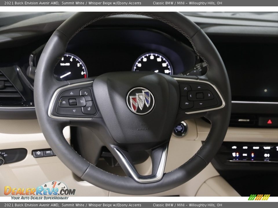 2021 Buick Envision Avenir AWD Steering Wheel Photo #7