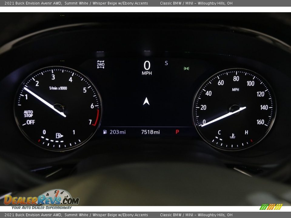 2021 Buick Envision Avenir AWD Gauges Photo #8