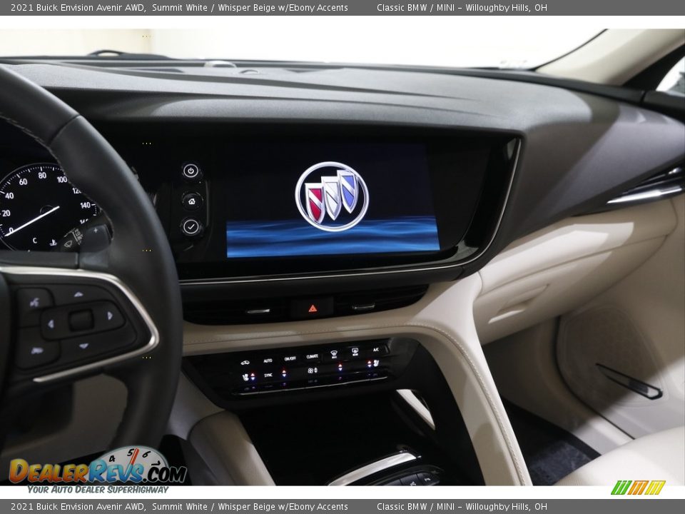Controls of 2021 Buick Envision Avenir AWD Photo #9