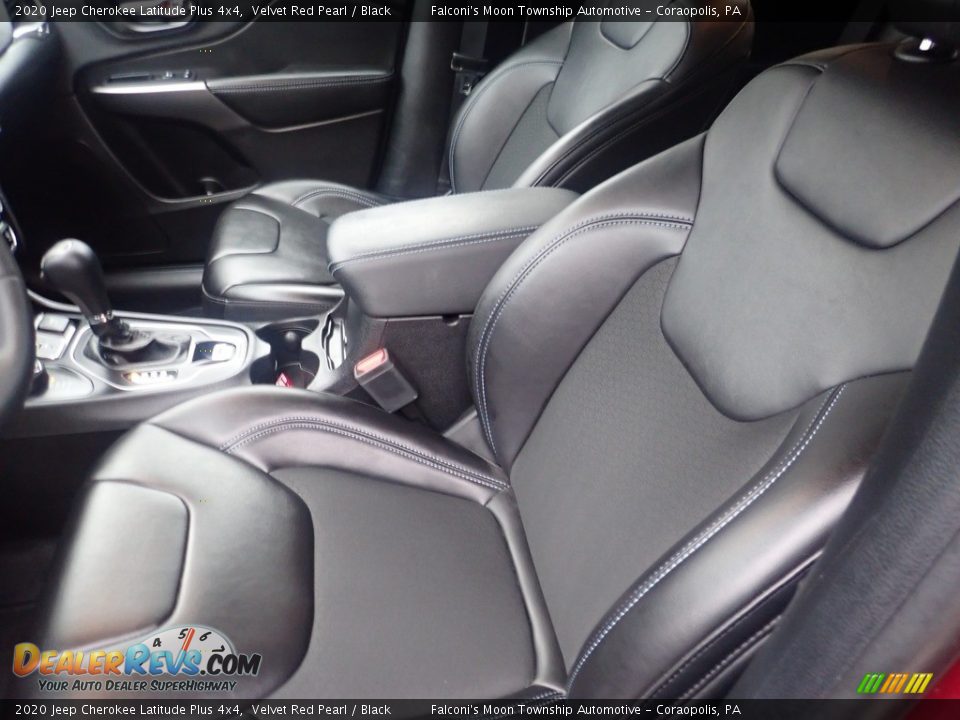 2020 Jeep Cherokee Latitude Plus 4x4 Velvet Red Pearl / Black Photo #18