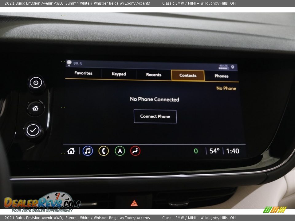 Controls of 2021 Buick Envision Avenir AWD Photo #11