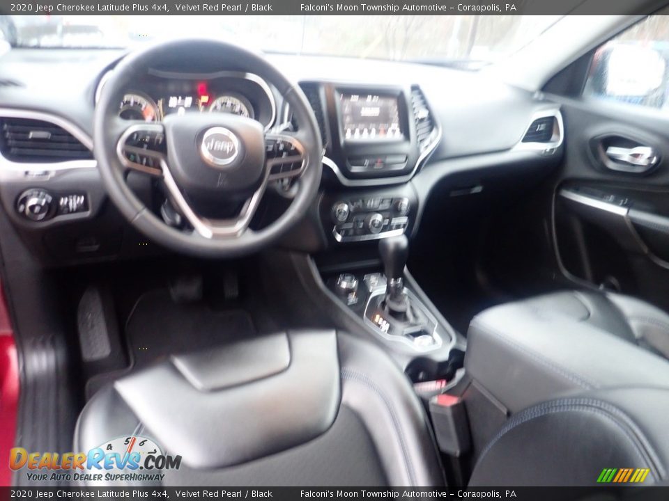 2020 Jeep Cherokee Latitude Plus 4x4 Velvet Red Pearl / Black Photo #20