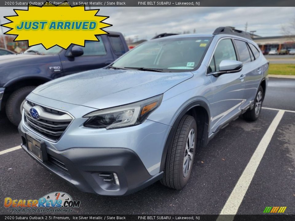 2020 Subaru Outback 2.5i Premium Ice Silver Metallic / Slate Black Photo #1