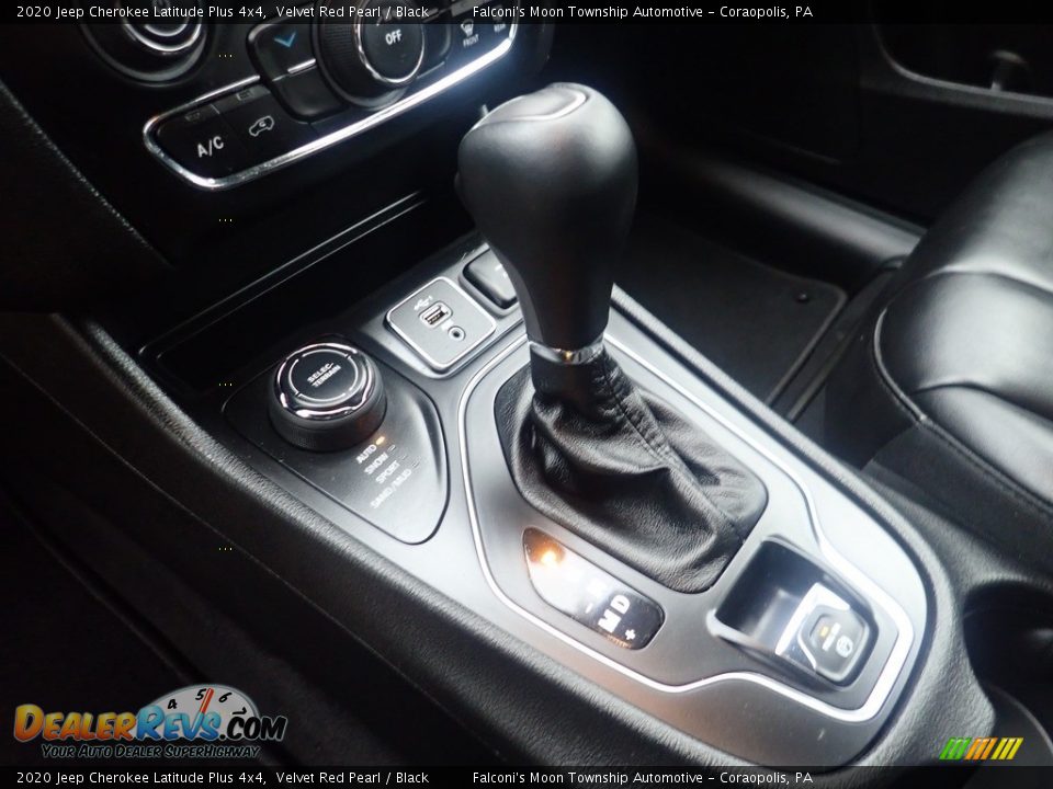 2020 Jeep Cherokee Latitude Plus 4x4 Velvet Red Pearl / Black Photo #25