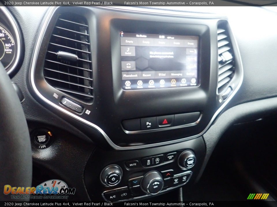2020 Jeep Cherokee Latitude Plus 4x4 Velvet Red Pearl / Black Photo #26