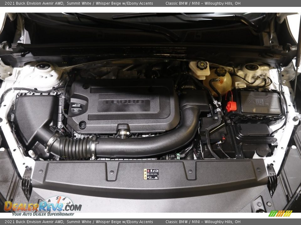 2021 Buick Envision Avenir AWD 2.0 Liter Turbocharged DOHC 16-Valve VVT 4 Cylinder Engine Photo #21