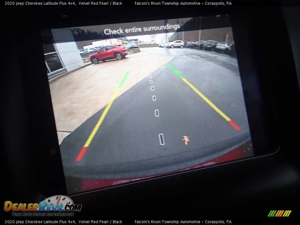 2020 Jeep Cherokee Latitude Plus 4x4 Velvet Red Pearl / Black Photo #29