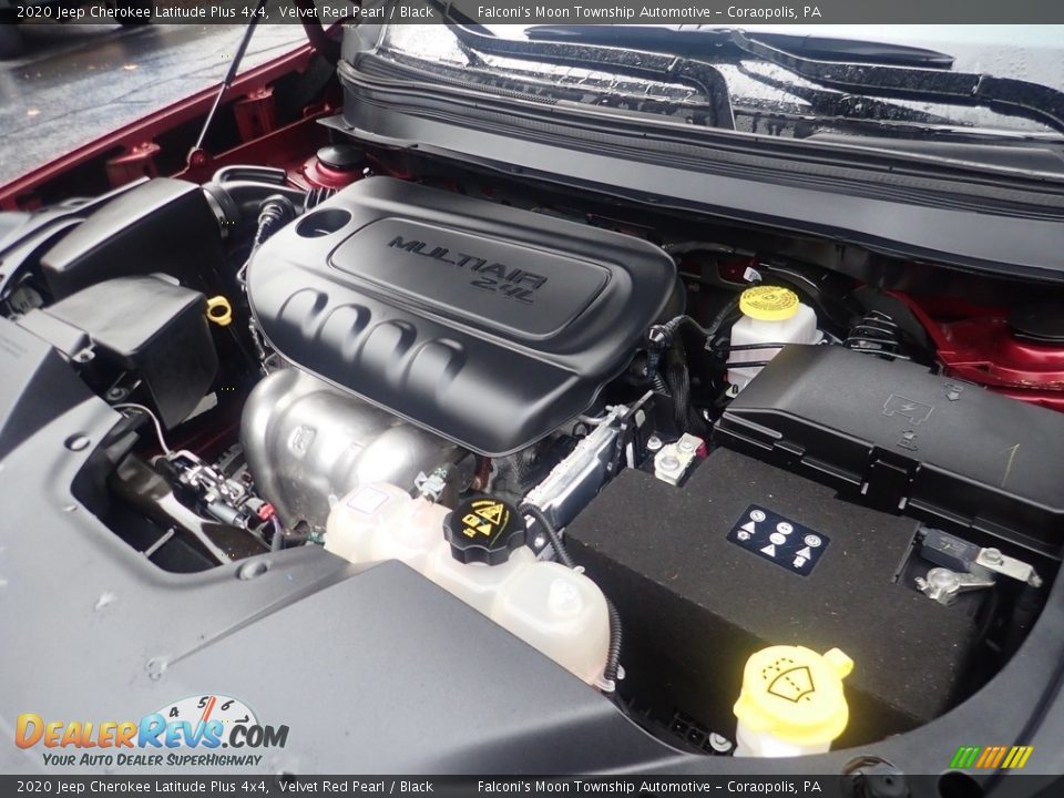 2020 Jeep Cherokee Latitude Plus 4x4 Velvet Red Pearl / Black Photo #30