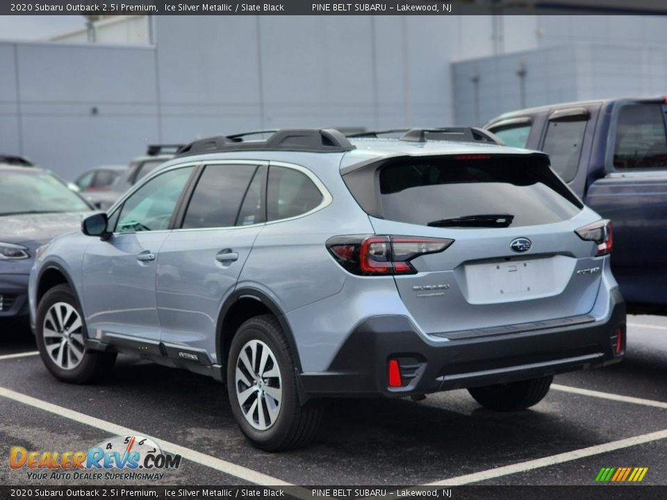 2020 Subaru Outback 2.5i Premium Ice Silver Metallic / Slate Black Photo #8