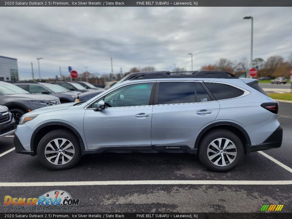 2020 Subaru Outback 2.5i Premium Ice Silver Metallic / Slate Black Photo #9