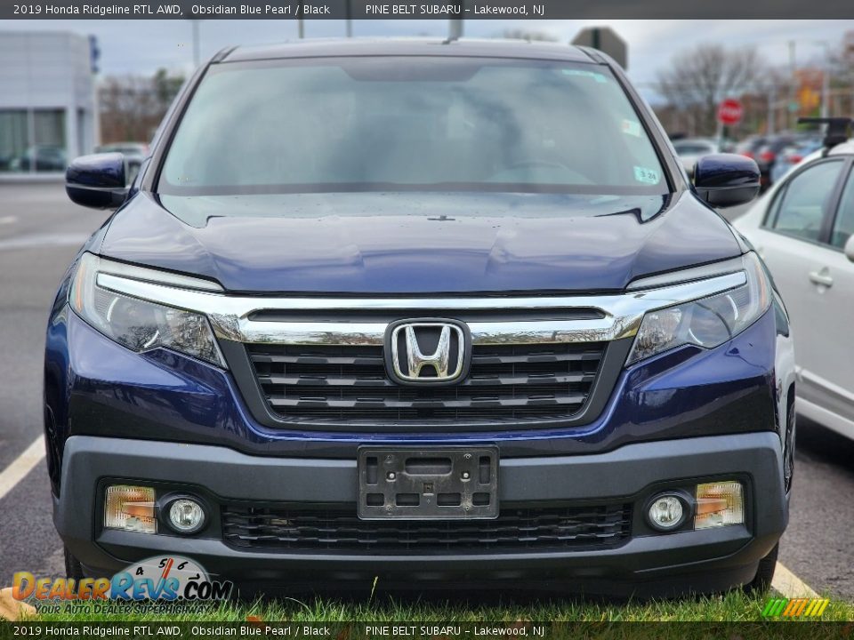 2019 Honda Ridgeline RTL AWD Obsidian Blue Pearl / Black Photo #2