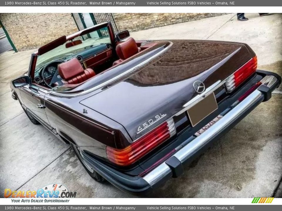 1980 Mercedes-Benz SL Class 450 SL Roadster Walnut Brown / Mahoganny Photo #3