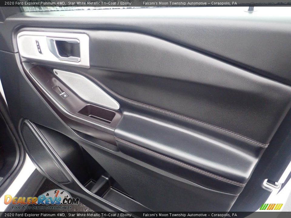 2020 Ford Explorer Platinum 4WD Star White Metallic Tri-Coat / Ebony Photo #15