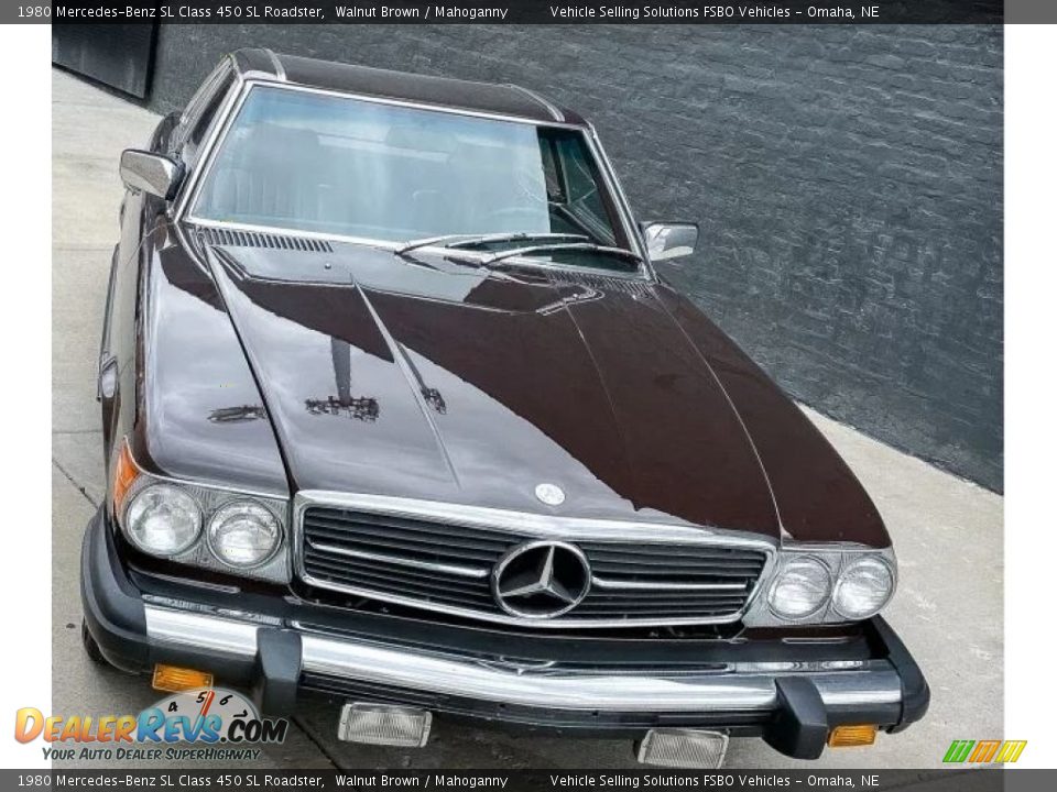 1980 Mercedes-Benz SL Class 450 SL Roadster Walnut Brown / Mahoganny Photo #6