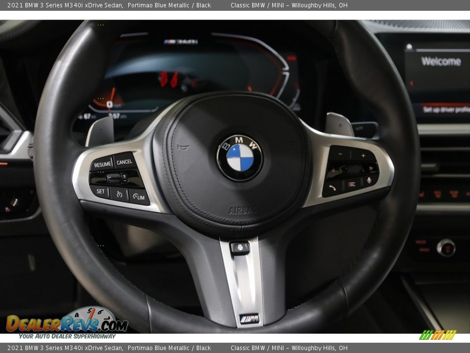 2021 BMW 3 Series M340i xDrive Sedan Steering Wheel Photo #7