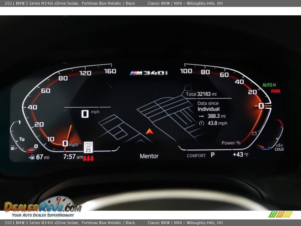 2021 BMW 3 Series M340i xDrive Sedan Gauges Photo #8