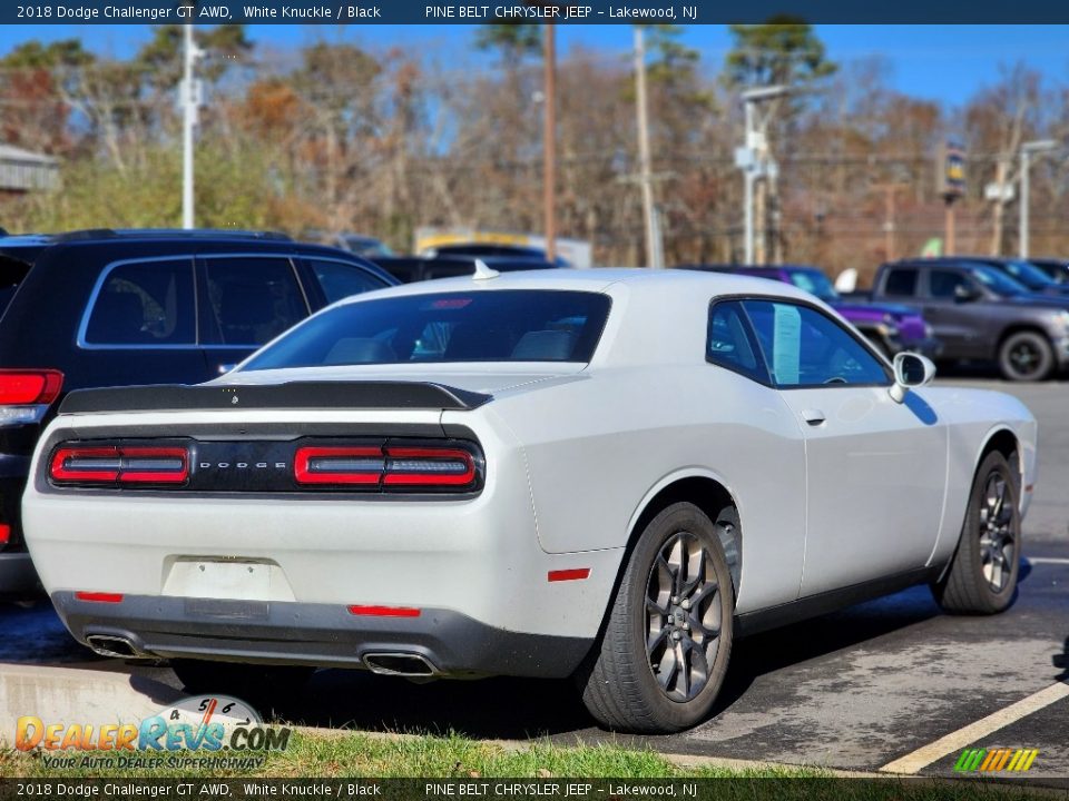 2018 Dodge Challenger GT AWD White Knuckle / Black Photo #6
