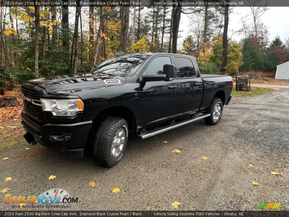 2020 Ram 2500 Big Horn Crew Cab 4x4 Diamond Black Crystal Pearl / Black Photo #1