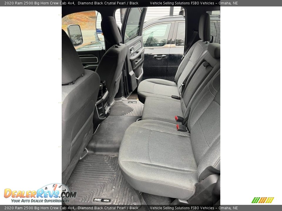 Rear Seat of 2020 Ram 2500 Big Horn Crew Cab 4x4 Photo #3