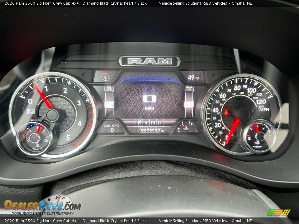 2020 Ram 2500 Big Horn Crew Cab 4x4 Gauges Photo #5