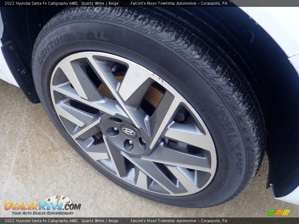 2022 Hyundai Santa Fe Calligraphy AWD Wheel Photo #10