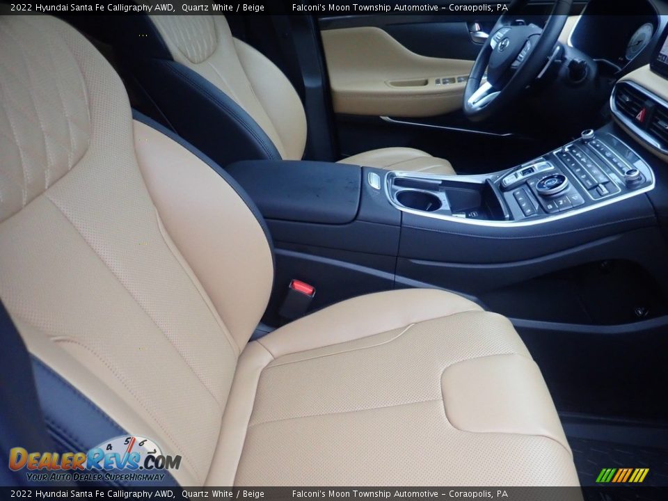 Front Seat of 2022 Hyundai Santa Fe Calligraphy AWD Photo #11