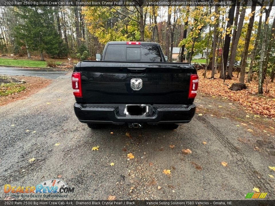 2020 Ram 2500 Big Horn Crew Cab 4x4 Diamond Black Crystal Pearl / Black Photo #10