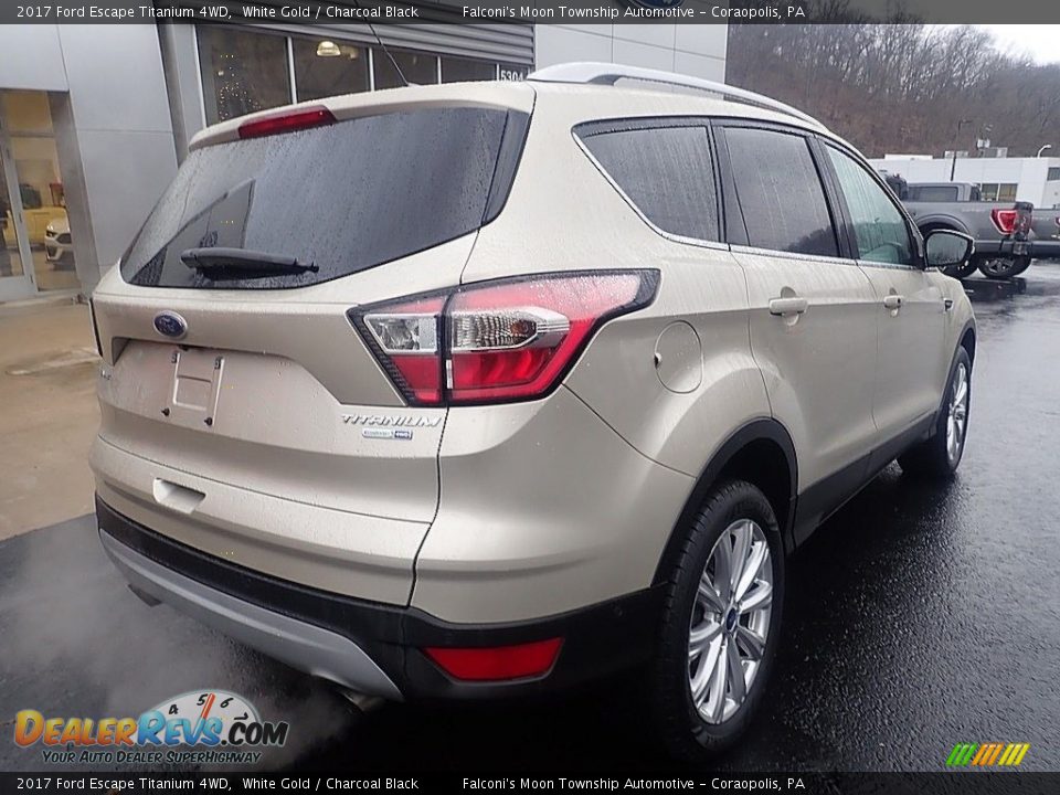 2017 Ford Escape Titanium 4WD White Gold / Charcoal Black Photo #2