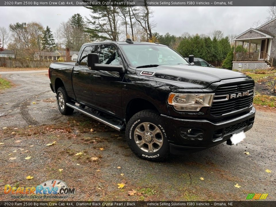 2020 Ram 2500 Big Horn Crew Cab 4x4 Diamond Black Crystal Pearl / Black Photo #11