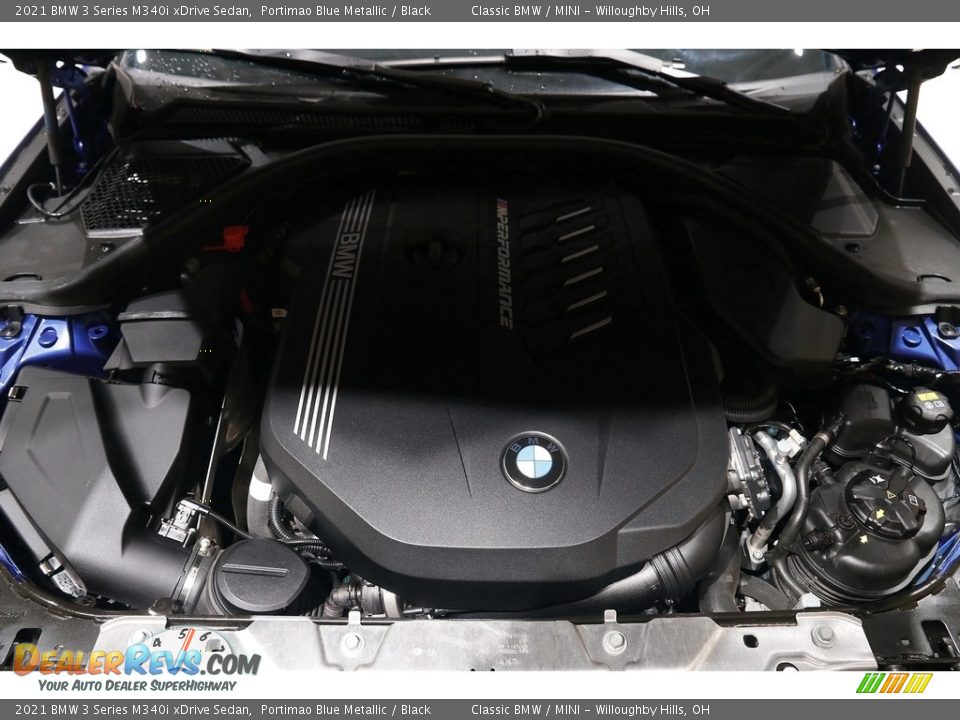 2021 BMW 3 Series M340i xDrive Sedan Portimao Blue Metallic / Black Photo #24